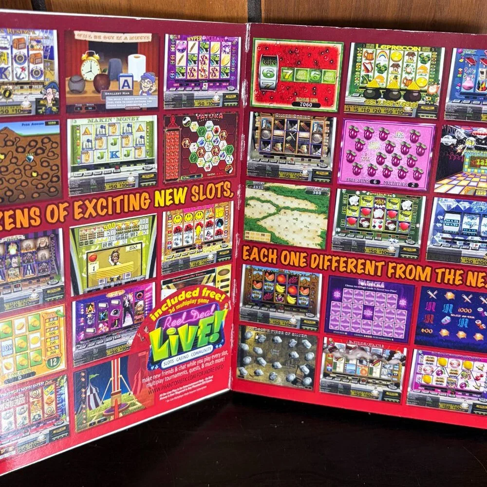 Reel Deal Slots: Treasures of the Far East (PC, 2009) Set of 3 Games - EUC